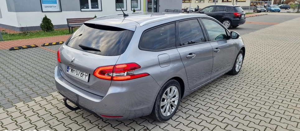 Peugeot 308 cena 52900 przebieg: 52500, rok produkcji 2019 z Poznań małe 106